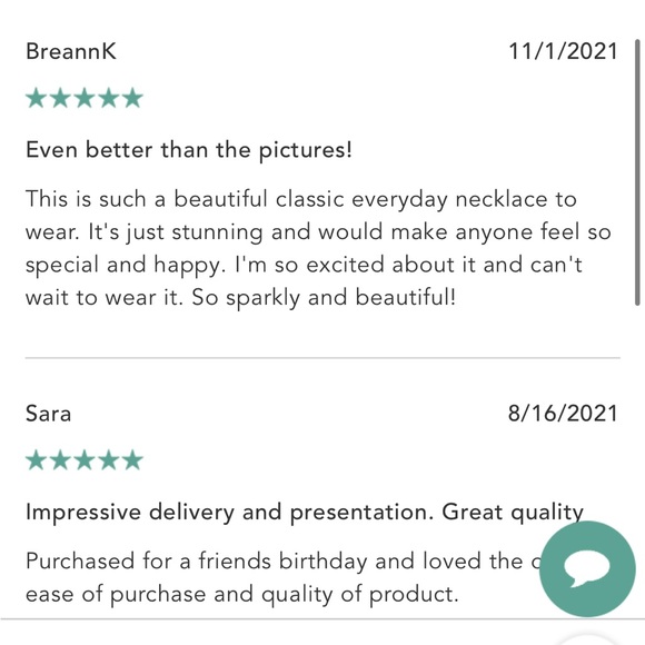 Silver Diamond Bar Necklace - Picture 7 of 7